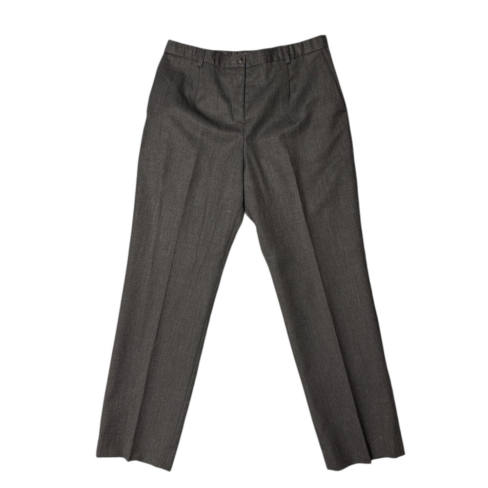 Pendleton Petite Women's‎ Charcoal Wool Blend Trousers Size 12